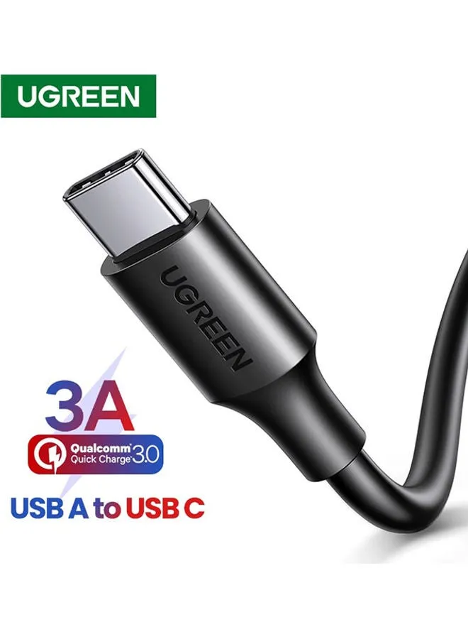 كابل USB-A إلى Type-C مع موصل مطلي بالنيكل بطول 3 متر-2