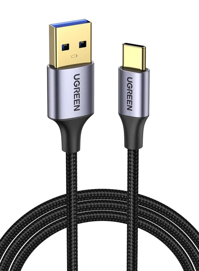 كبيل يواس بي سي كابل USB 3.0 بسرعة 5 جيجابت في الثانية من النوع C سلك شحن سريع متوافق مع جالكسي اس24 اس23 الترا وS23+ وS23 FE وA12 وA21s ونوت 20 التراو هواوي P60 P50 P30 برو وPS5 وشاومى 12 وVR و1M-1