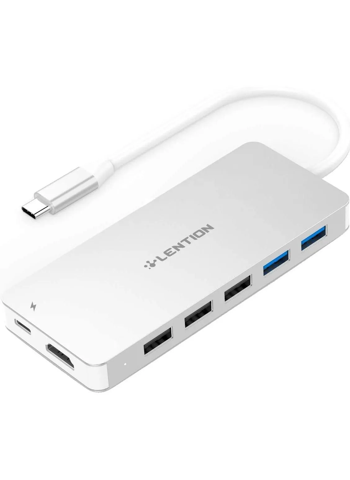 USB C Hub مع 3 فتحات قارئ بطاقات 4K HDMI USB 3.0 USB 2.0 نوع C شحن البيانات متوافق 2021 2016 MacBook Pro الجديد Mac Air Surface Stable Driver Adapter-1