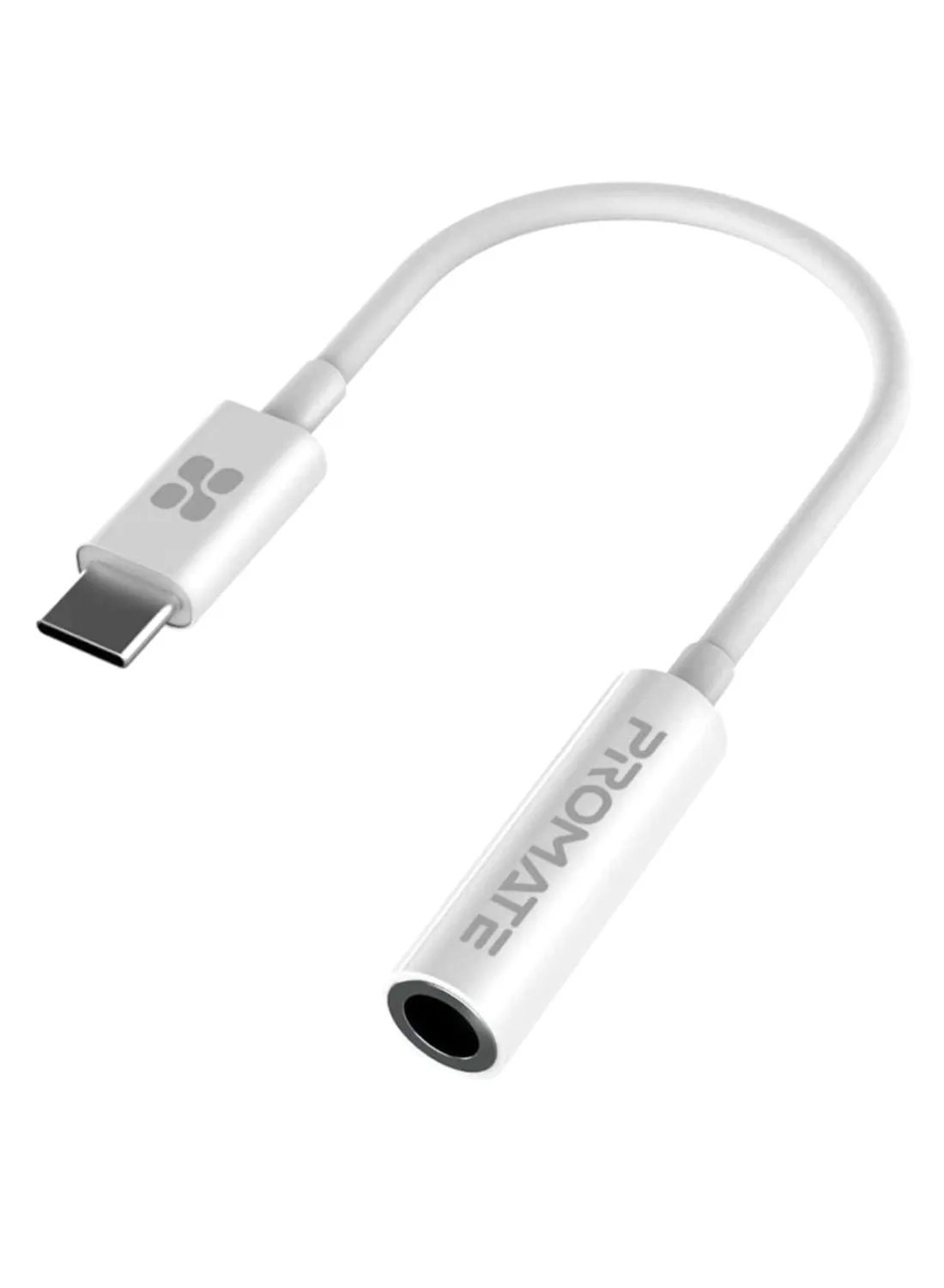 كابل محول من USB-C إلى مقبس سماعات Aux مقاس 3.5 مم أنثى بصوت عالي الجودة لجوجل بكسل 2 و3 XL وسامسونج وإيسنشيال وهواوي وموتو وون بلس وإتش تي سي وشاومي طراز AUXLink-C أبيض-1