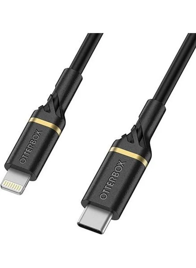 كابل USB-C إلى Lightning أسود-1