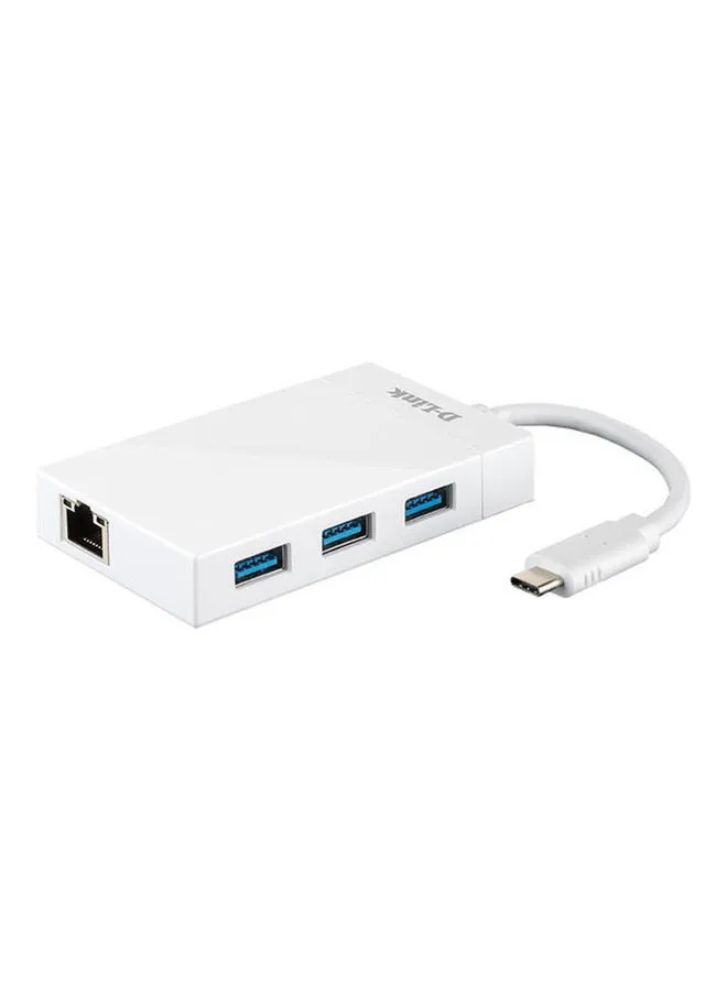 وحدة تحويل من USB C إلى USB 3.0 أبيض-1