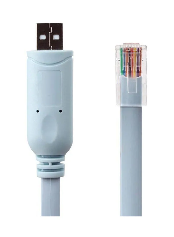 كابل كونسول USB لأجهزة راوتر سيسكو أزرق فاتح-2