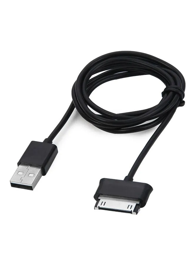 كابل USB للشحن ومزامنة البيانات لجهاز سامسونج جالاكسي اللوحي أسود-1