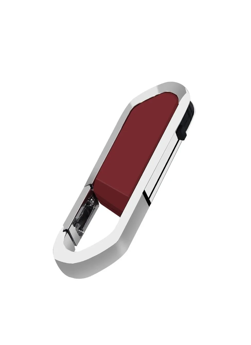 USB Flash Drive, Portable Metal Thumb Drive with Keychain, USB 2.0 Flash Drive Memory Stick, Convenient and Fast Pen Thumb U Disk for External Data Storage, (1pc 64GB Red)-1