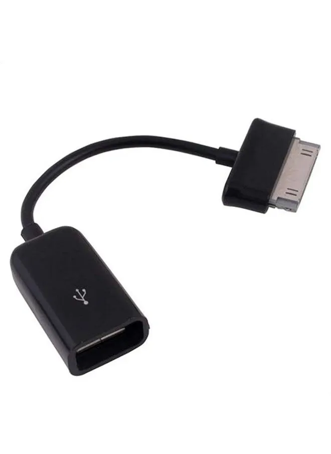 طقم كيبل USB Host OTG لجهاز سامسونج جالاكسي تاب أسود-2