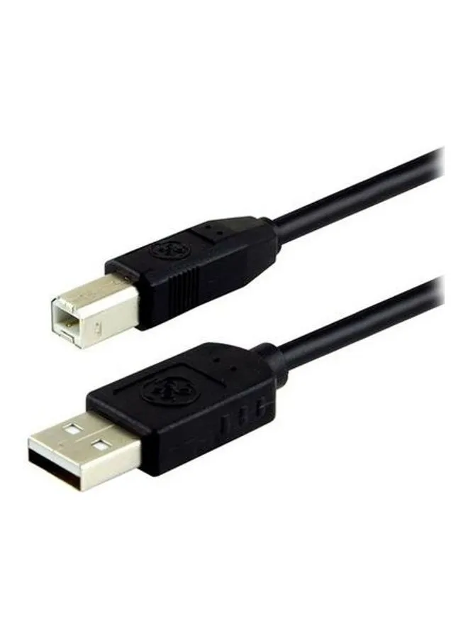 كابل طابعة USB V2.0,A بطول 1.5 متر أسود-1