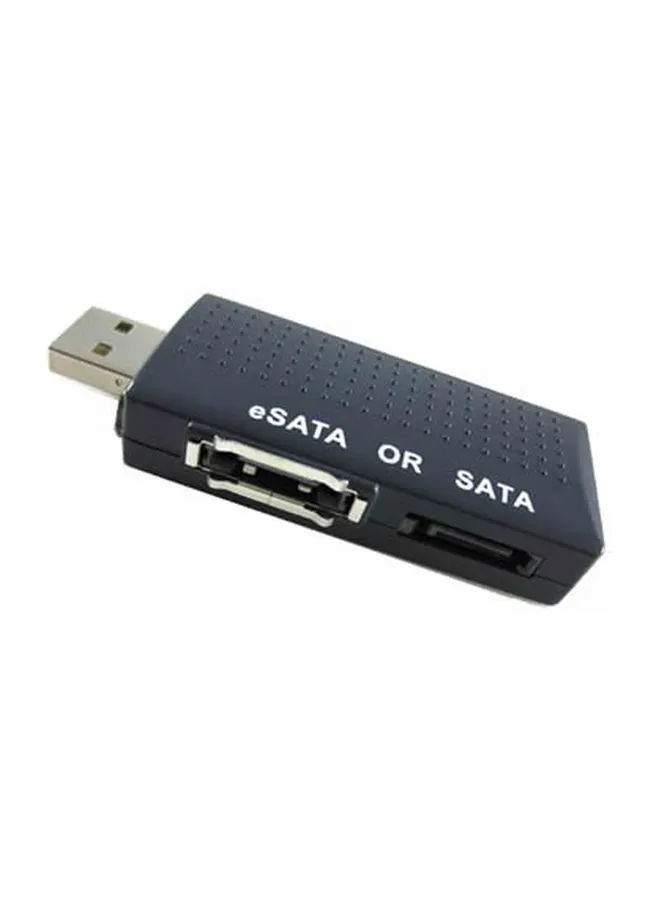 محول بمنفذ USB SATA أسود-1