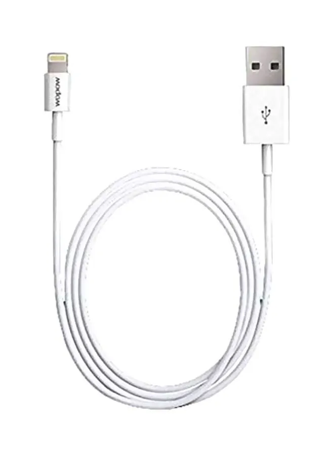 كابل USB إلى Lightning أبيض-1