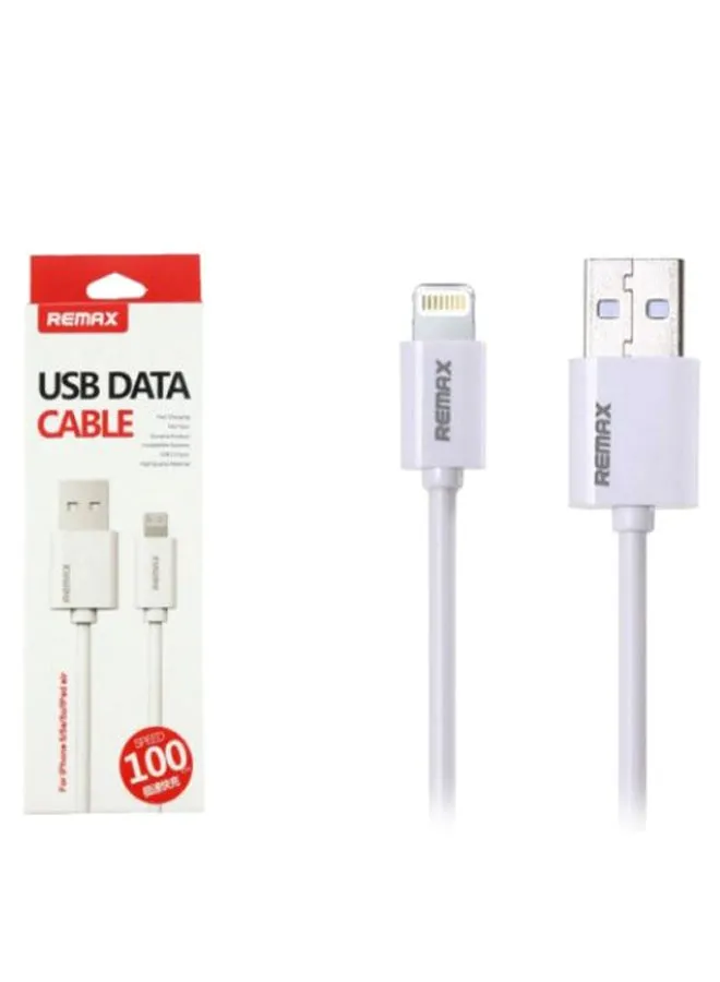 كابل شحن ومزامنة بيانات من USB إلى لايتنينغ أبيض/فضي-1