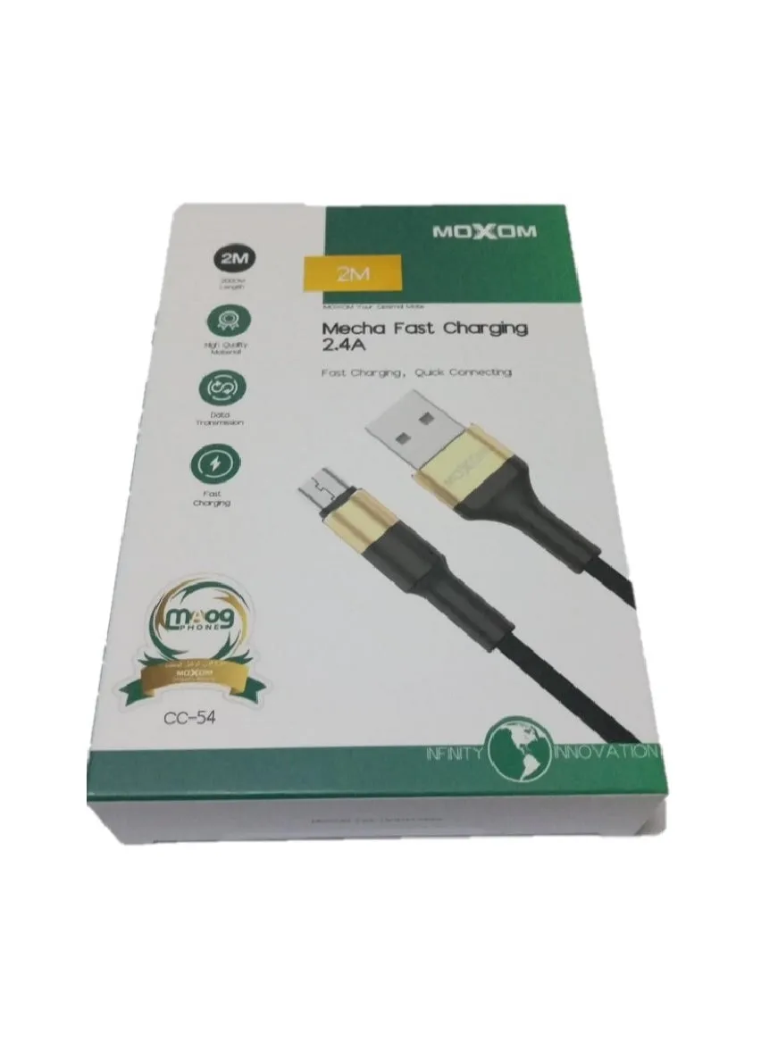 كابل شحن USB إلى مايكرو مضاد للقطع 2.4 أمبير CC-54-2