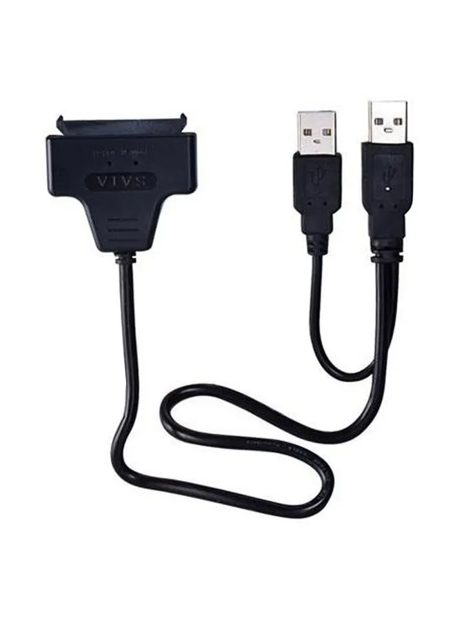 كابل محول من USB إلى ساتا أسود-1