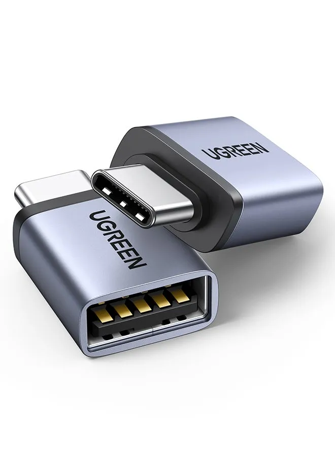 محول USB إلى USB C 2 حزمة، محول USB C ذكر إلى USB 3.2 أنثى، محول USB لنقل البيانات عالي السرعة لسلسلة Samsung S24 Ultra و iPhone Pro Max  15 وiPad وMacBook والأجهزة اللوحية-1