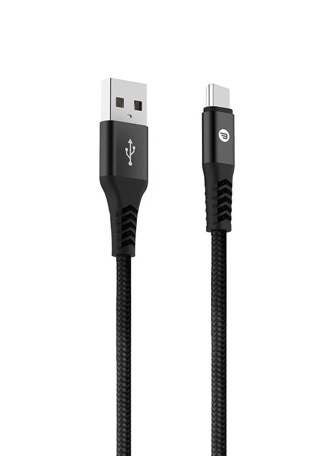 كابل USB Type-C 1.5 متر للشحن السريع أسود-2