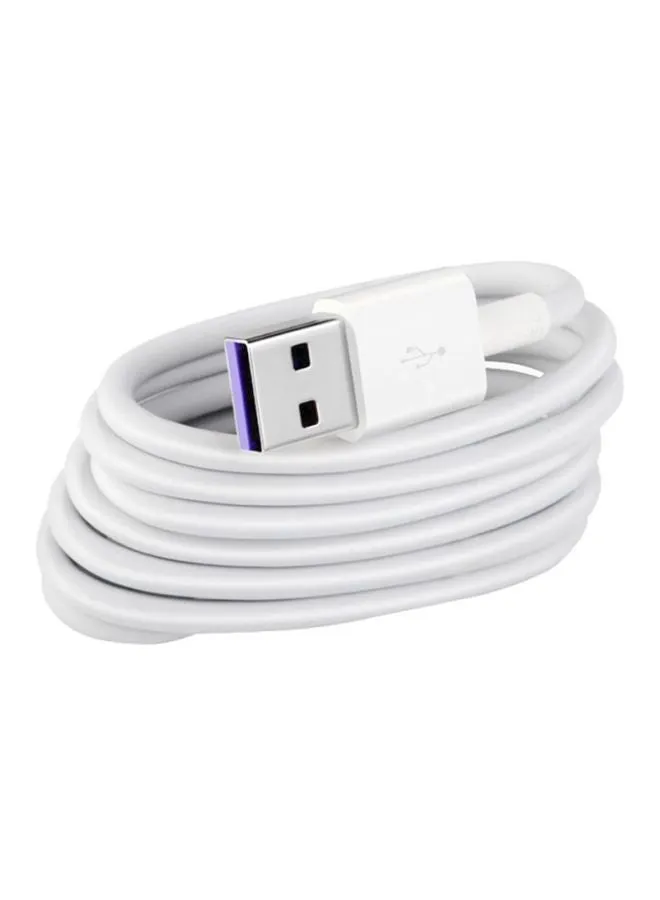 كابل للشحن ومزامنة البيانات USB Type-C أبيض-1