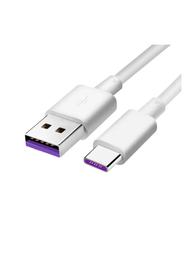 كابل للشحن ومزامنة البيانات USB Type-C أبيض-2