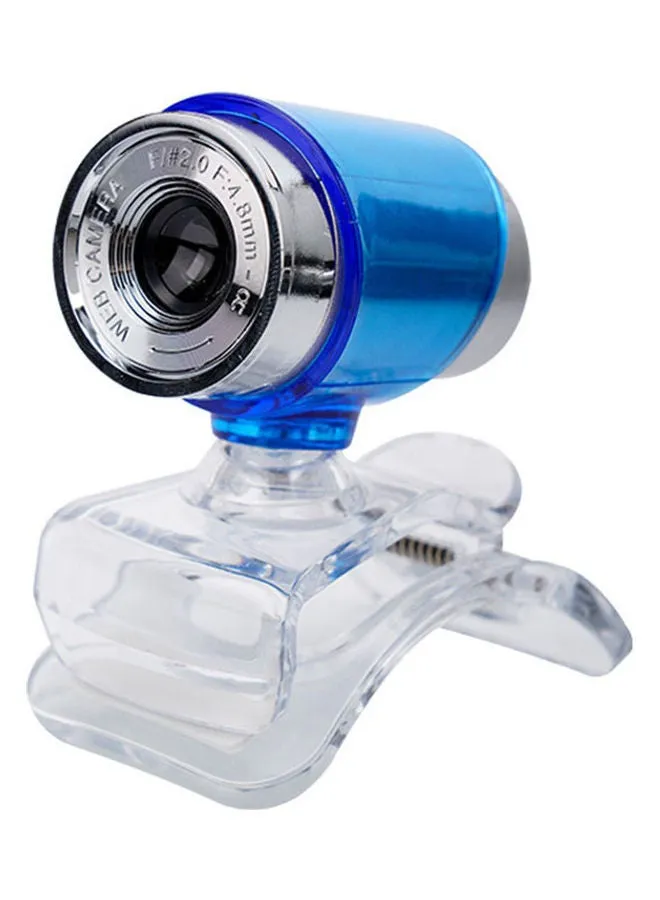 USB Webcam With Microphone Blue-1