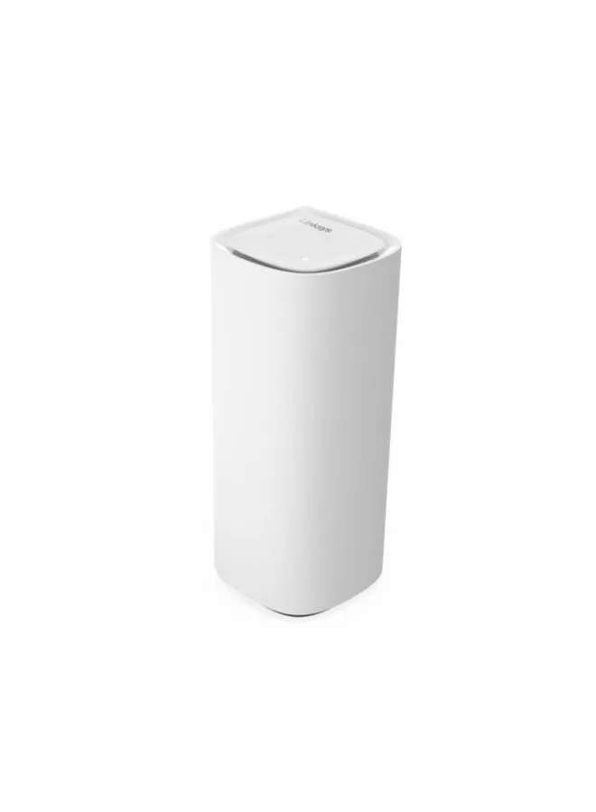 جهاز التوجيه Velop Pro 7 Mesh WiFi 7 MBE7001 - نظام شبكي معرفي مزود بسرعات ثلاثية الموجات وأكثر من 10 جيجابت في الثانية - تغطية منزلية كاملة تصل إلى 275 مترًا مربعًا. - توصيل 200 جهاز - عبوة واحدة باللون الأبيض-2