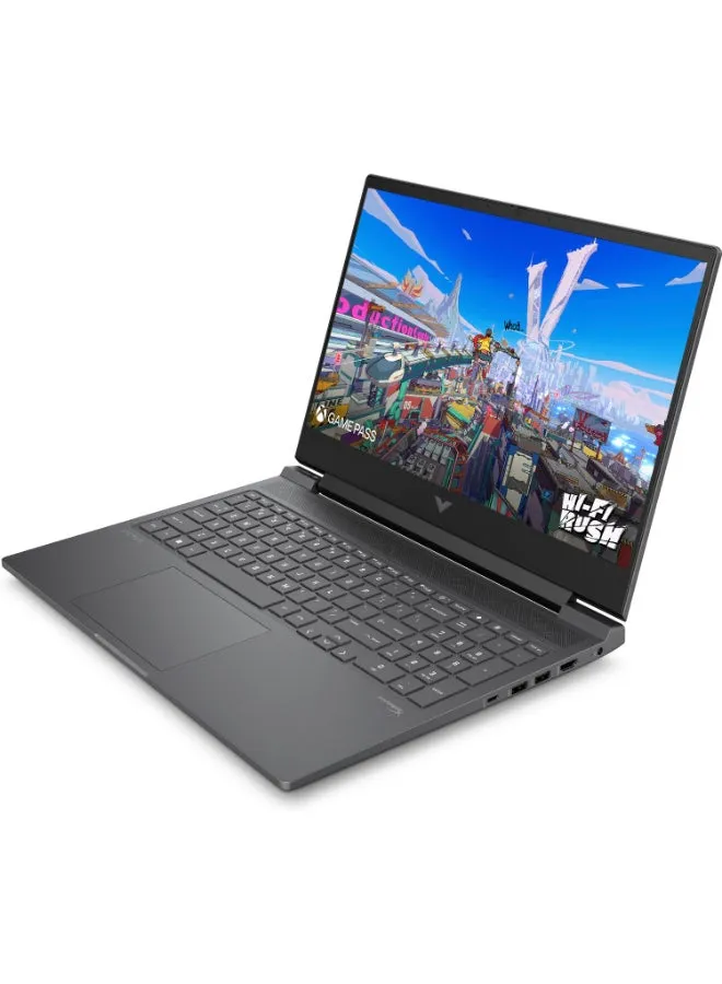 كمبيوتر محمول للألعاب Victus 16-r1011nx بشاشة مقاس 16.1 بوصة ومعالج Core i7-14650HX وذاكرة وصول عشوائي 16 جيجابايت ومحرك أقراص SSD سعة 1 تيرابايت وبطاقة رسوميات NVIDIA GeForce RTX 4050 سعة 6 جيجابايت ونظام تشغيل Windows 11 Home-2