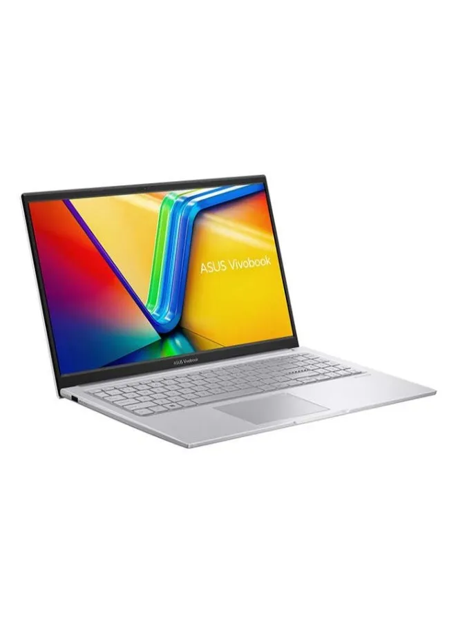 كمبيوتر محمول Vivobook X1504VA بشاشة FHD مقاس 15.6 بوصة ومعالج Core i7-1355U وذاكرة وصول عشوائي سعة 8 جيجابايت ومحرك أقراص SSD سعة 1 تيرابايت وبطاقة رسومات Intel Iris Xe ودوس مجاني (بدون Windows) باللغة الإنجليزية/العربية فضي رائع-2