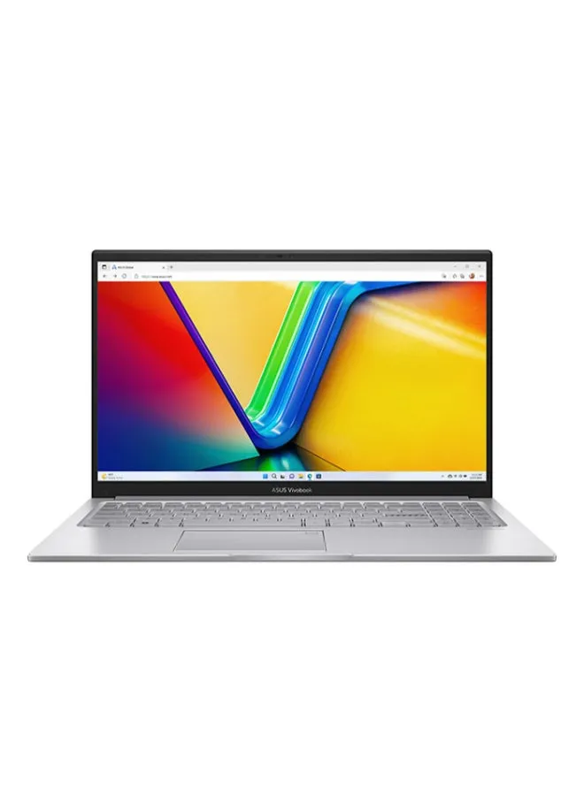 كمبيوتر محمول Vivobook X1504VA بشاشة FHD مقاس 15.6 بوصة ومعالج Core i7-1355U وذاكرة وصول عشوائي 8 جيجابايت ومحرك أقراص SSD سعة 512 جيجابايت وبطاقة رسومات Intel Iris Xe ونظام تشغيل DOS (بدون Windows)-1