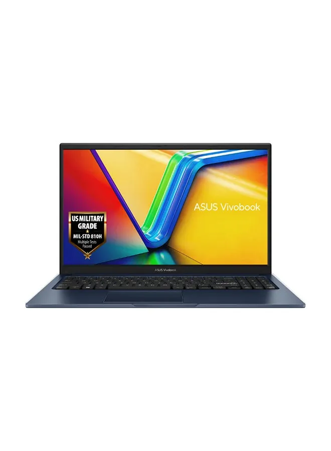 Vivobook X1504ZA - NJ1255 Laptop With 15.6-Inch FHD Display, Core i7-1255U Processor/16GB RAM/1TB SSD/Windows 11 English/Arabic Blue-1