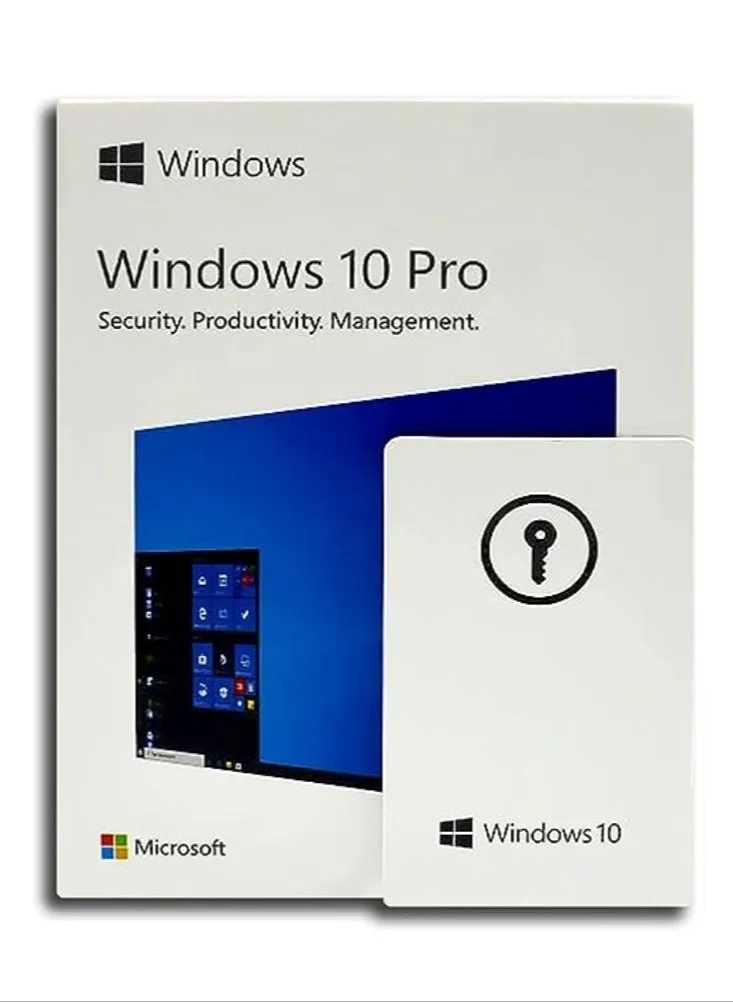 نظام التشغيل Windows 10 Professional USB باللغة الإنجليزية 32 بت 64 بت مع USB | صندوق البيع بالتجزئة | حياة-1