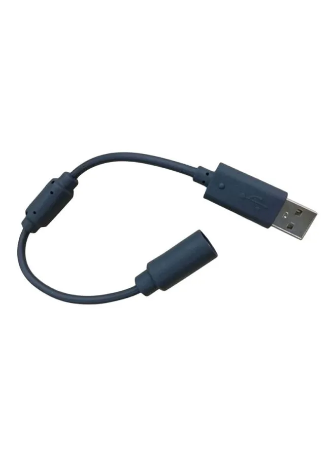 كابلات ذراع تحكم سلكي مزوّدة بمنفذ USB لجهاز مايكروسوفت إكس بوكس 360 رمادي-1