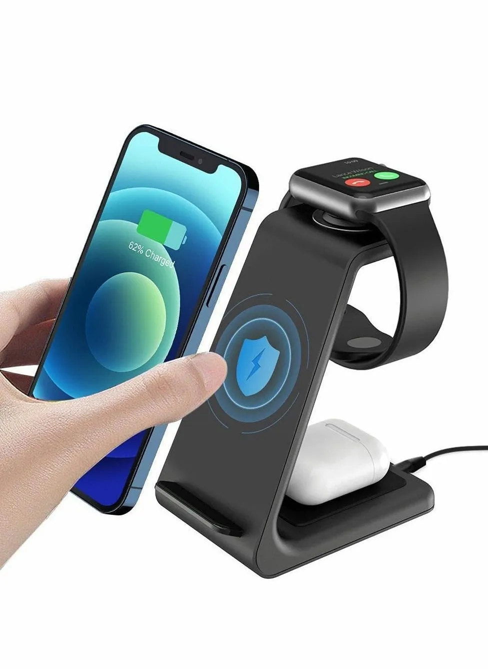 Wireless Charger, 3 in 1 Charger Station-1