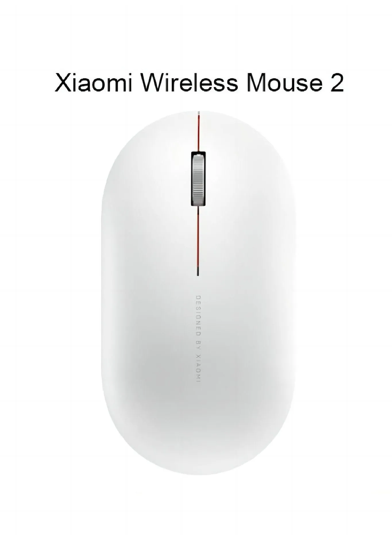 فأرة Xiaomi Mouse 2 لاسلكية قابلة لإعادة الشحن عبر USB بترددين لاسلكيين 2.4 جيجاهرتز، فأرة لعب مزدوجة الوضع للألعاب والمكتب والكمبيوتر المحددة للكمبيوتر المحمول.-2