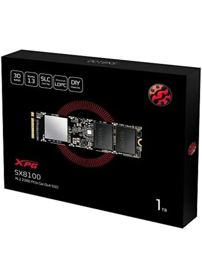 Xpg Sx8100 3D Nand Nvme Gen3X4 Pcie M.2 2280 Solid State Drive R W 3500 3000Mb S Ssd 1Tb Asx8100Np 1Tt C-2