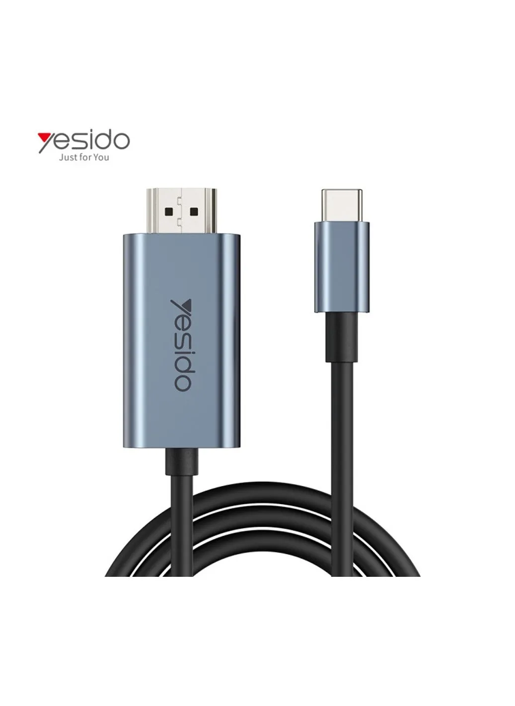 يسيدو HM10 وصل حديثا محول كابل فيديو 4K 60Hz HD USB Type-C إلى HDMI HD - أسود-1