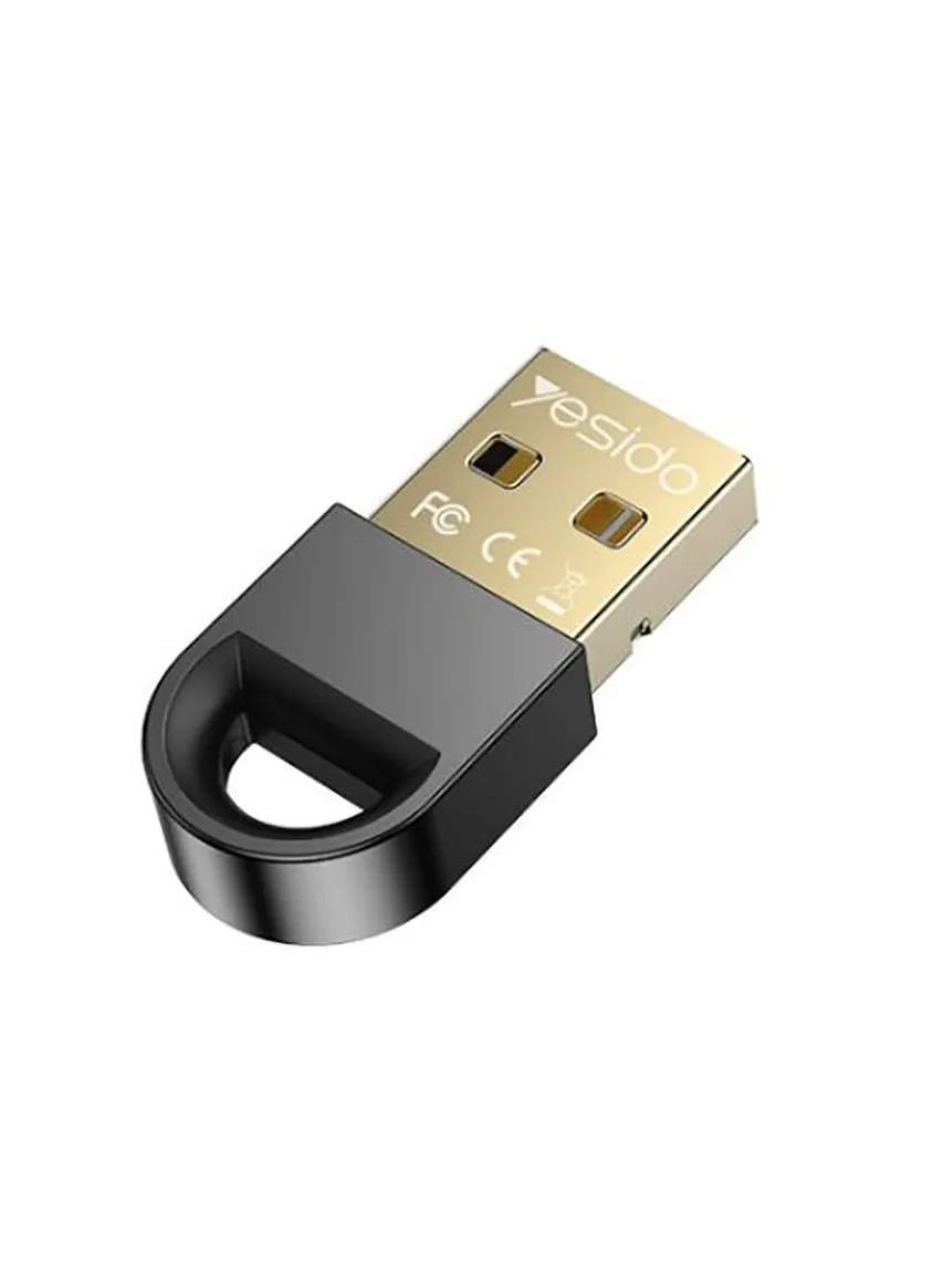 يسيدو YAU34 USB الارسال ميني USB بلوتوث محول استقبال لاسلكي ميني USB بلوتوث 5.1 ريسيفر لأجهزة الكمبيوتر - أسود-2