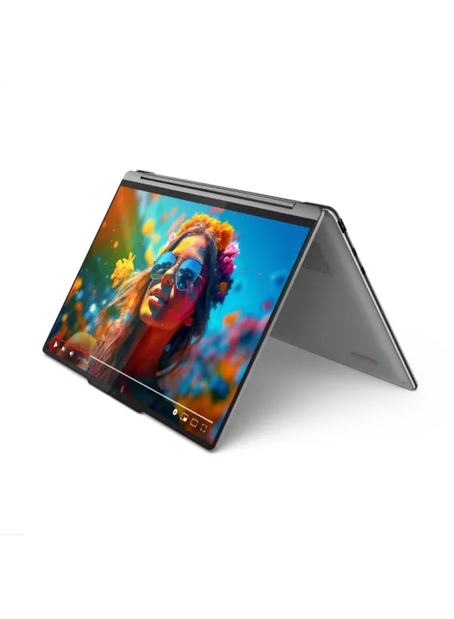 كمبيوتر محمول Yoga 2 في 1 بشاشة مقاس 14 بوصة ومعالج Core Ultra 7 155H وذاكرة وصول عشوائي 16 جيجابايت ومحرك أقراص SSD سعة 1 تيرابايت وبطاقة رسومات Intel Arc مدمجة ونظام تشغيل Windows 11 Home-1