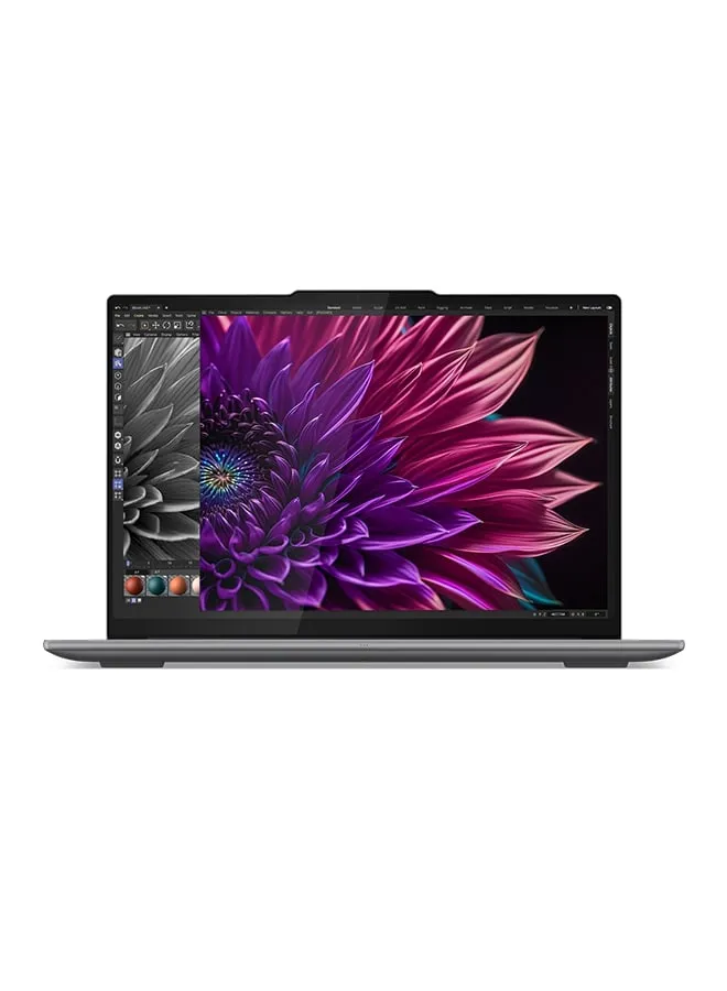 كمبيوتر محمول Yoga Pro 9 16IMH9 بشاشة مقاس 16 بوصة ومعالج Core Ultra 9 وذاكرة وصول عشوائي 32 جيجابايت ومحرك أقراص SSD سعة 1 تيرابايت وبطاقة رسوميات Nvidia Geforce RTX 4060 سعة 8 جيجابايت ونظام تشغيل Windows 11 Home-1