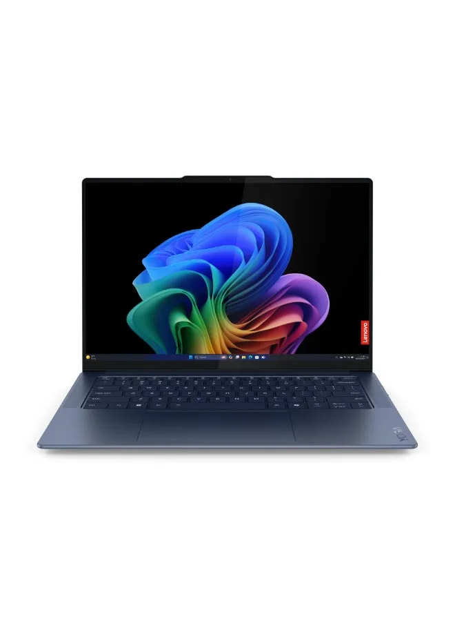 كمبيوتر محمول Yoga Slim 7 14Q8X9 بشاشة مقاس 14.5 بوصة ومعالج Qualcomm Snapdragon X Elite وذاكرة وصول عشوائي 32 جيجابايت ومحرك أقراص SSD سعة 1 تيرابايت ورسومات مدمجة ونظام تشغيل Windows 11-1