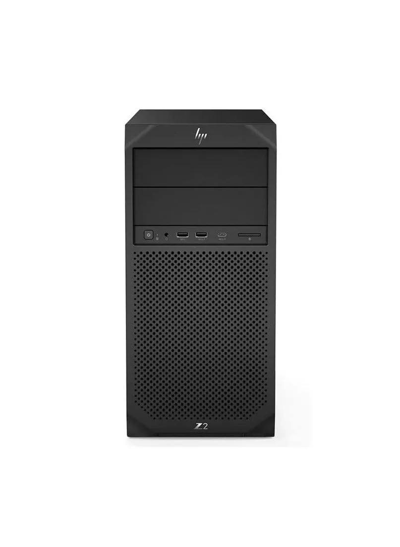 كمبيوتر محطة عمل Z2 Tower G4، وحدة المعالجة المركزية Xeon E-2104G 4C، ذاكرة الوصول العشوائي 8 جيجا بايت DDR4 2656 DIMM، GFX Int UHD P630 Xeon، 1 تيرابايت Hdd 7200 دورة في الدقيقة SATA، DVD، Win 11 Pro-2