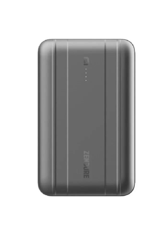 زندور -باور بنك S20 20000mAh - رمادي.-1