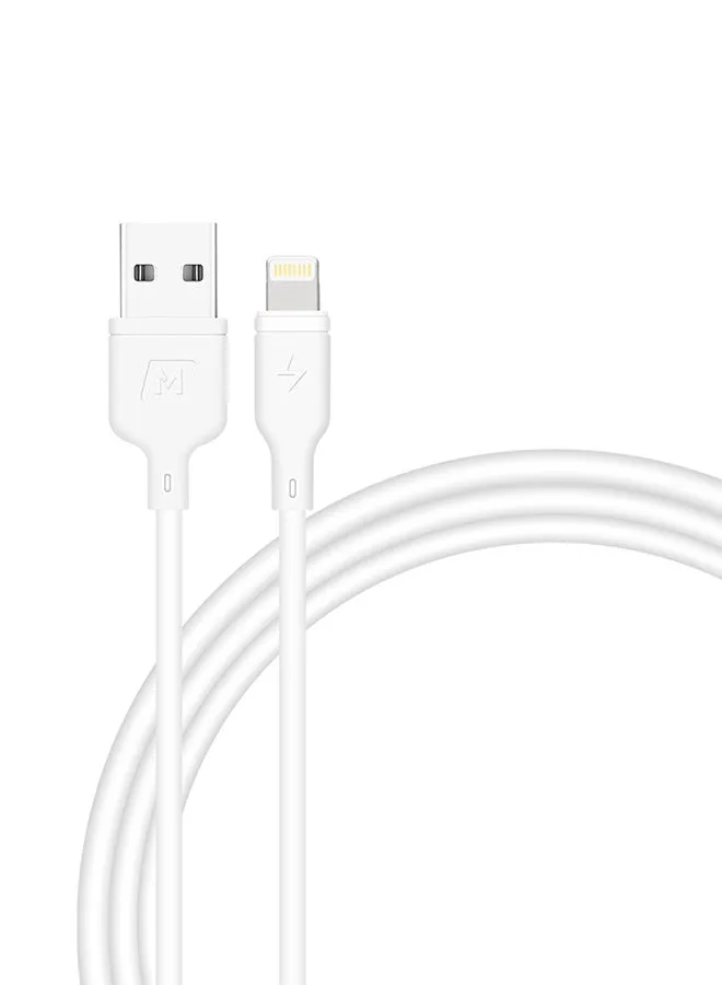 كابل بمنفذ Lightning إلى منفذ USB من زيرو أبيض-1